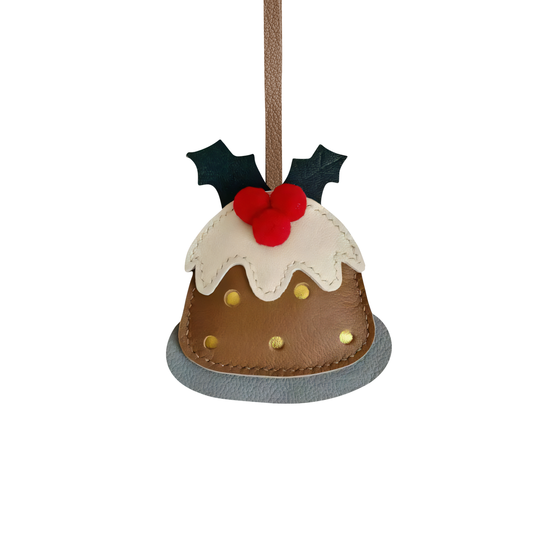 FELT PUDDING BAG CHARM