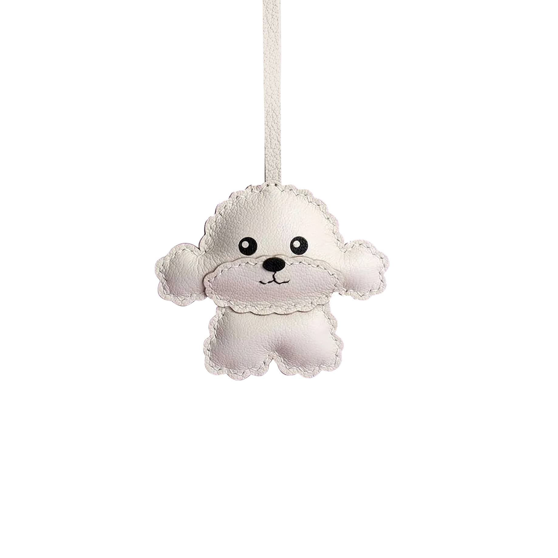 BICHON FRISE BAG CHARM