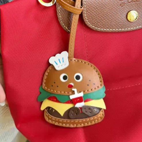 BURGER BAG CHARM