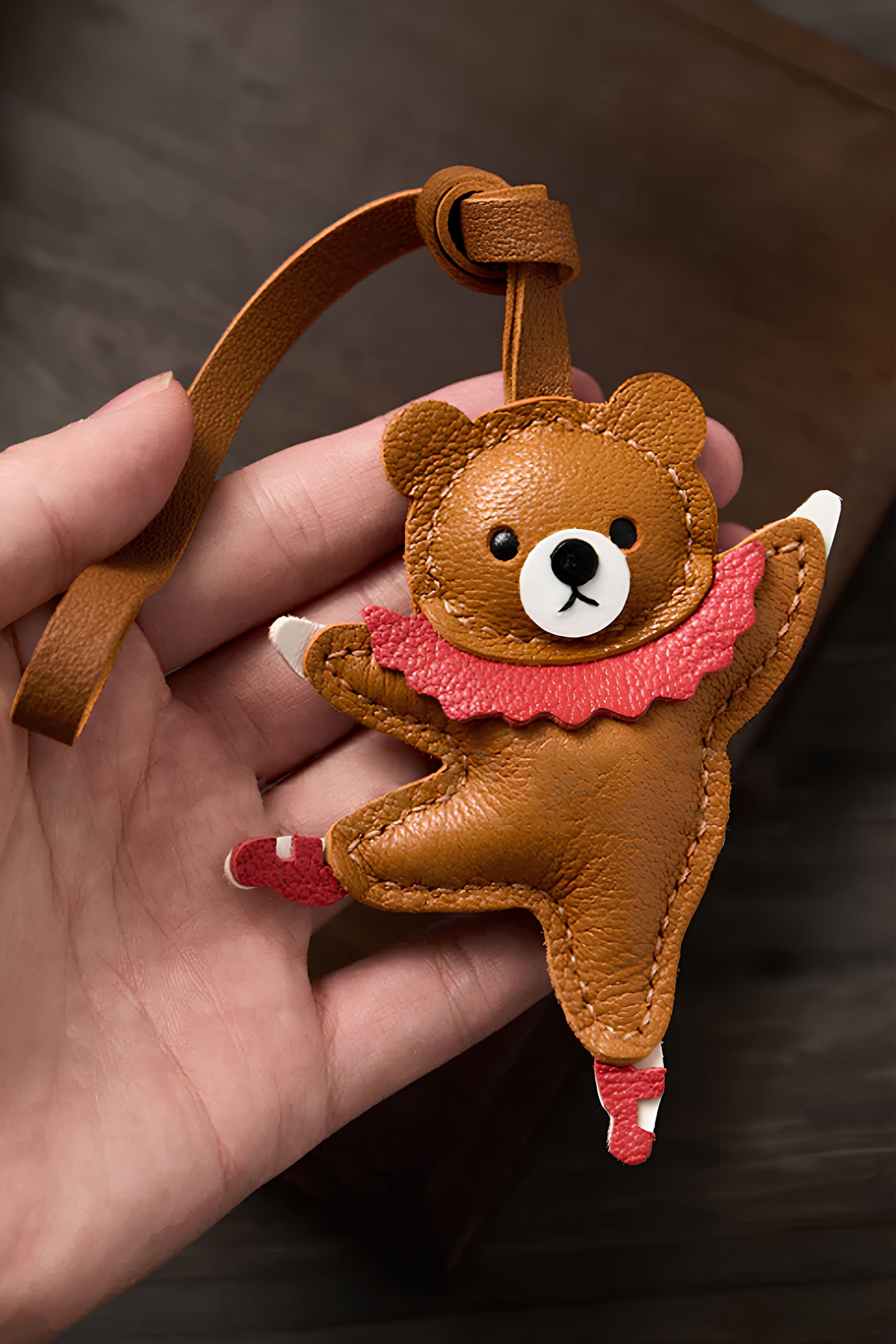 DANCER BEAR BAG CHARM
