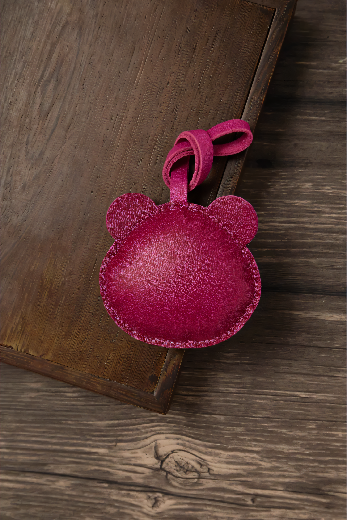 PINK BEAR BAG CHARM