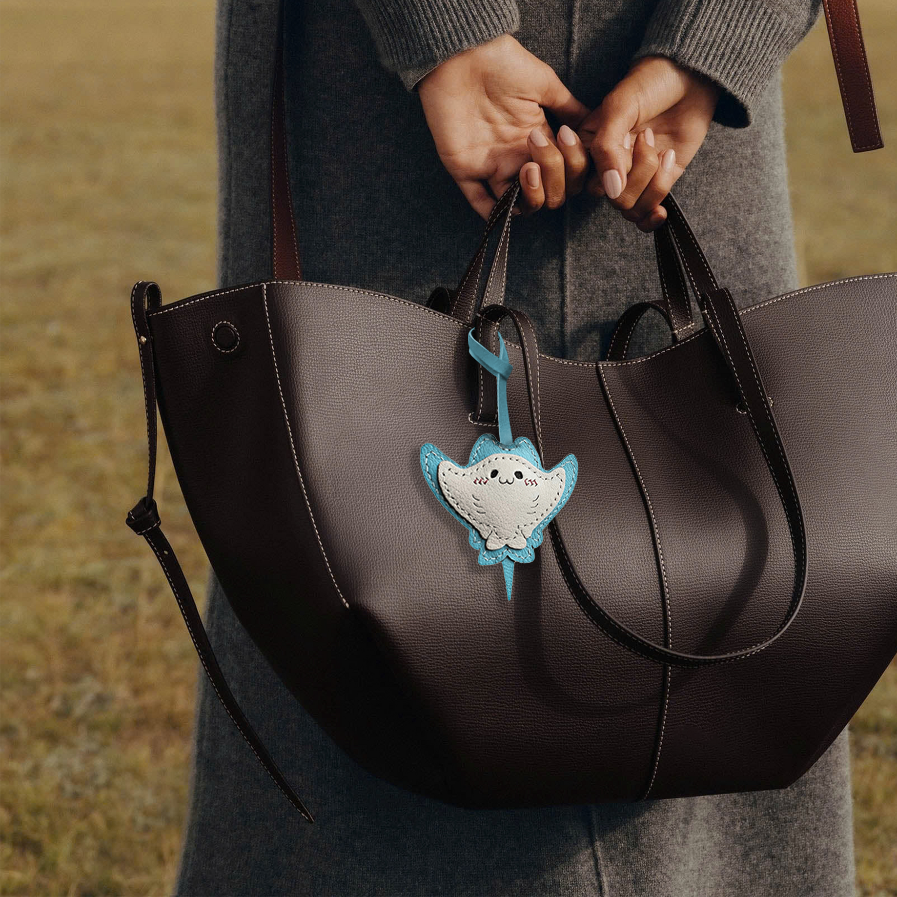 MANTA RAY BAG CHARM