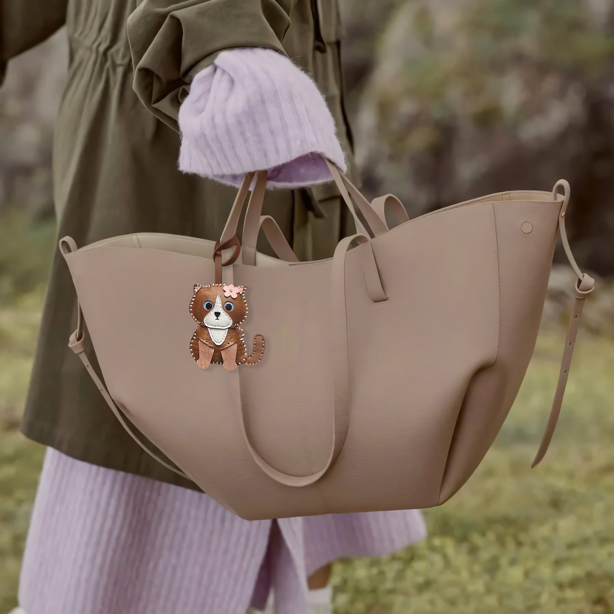 TAPPY CAT BAG CHARM