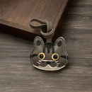 BROWN CAT BAG CHARM