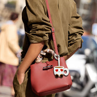 CUPPY THE COFFEE HEART BAG CHARM