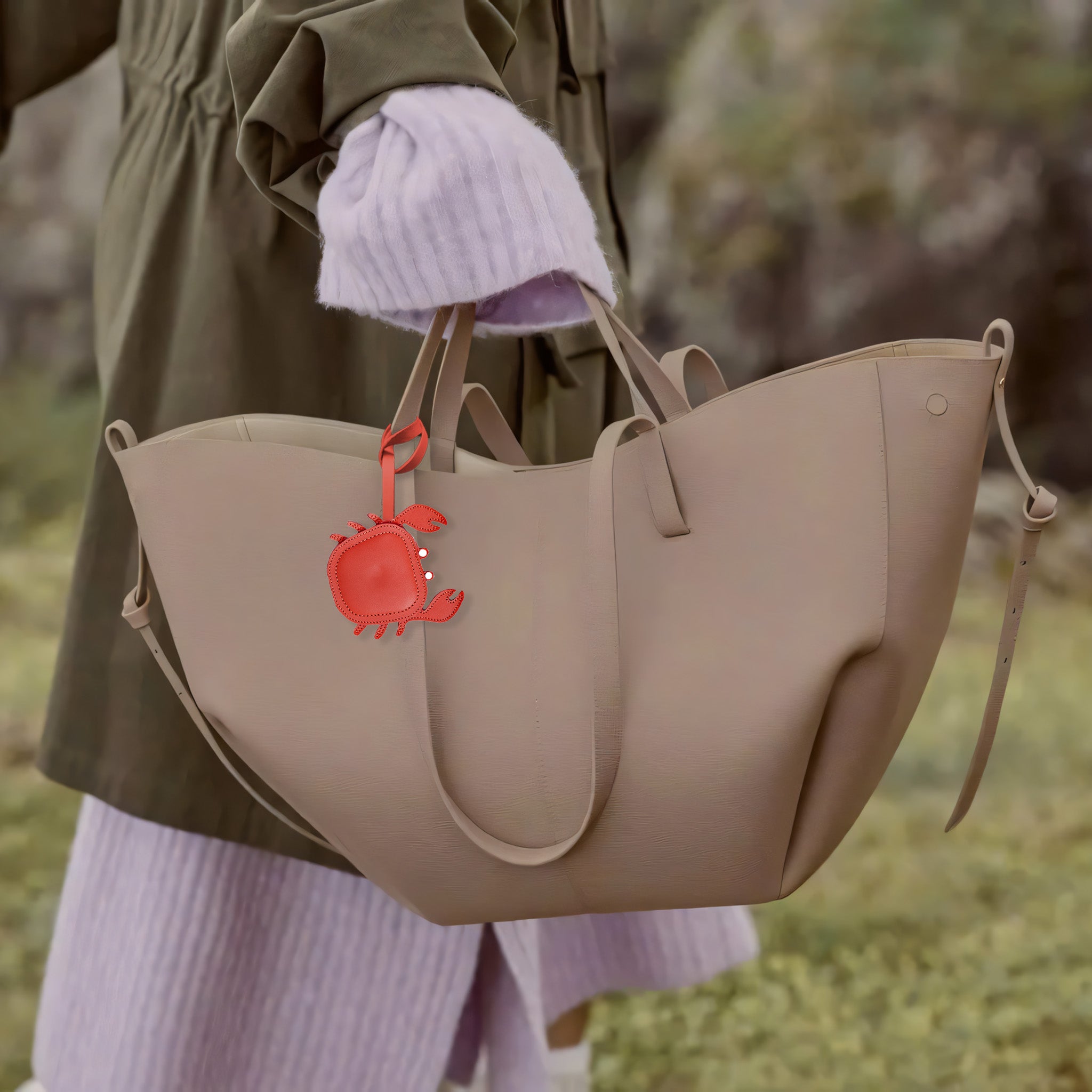 CRAB BAG CHARM