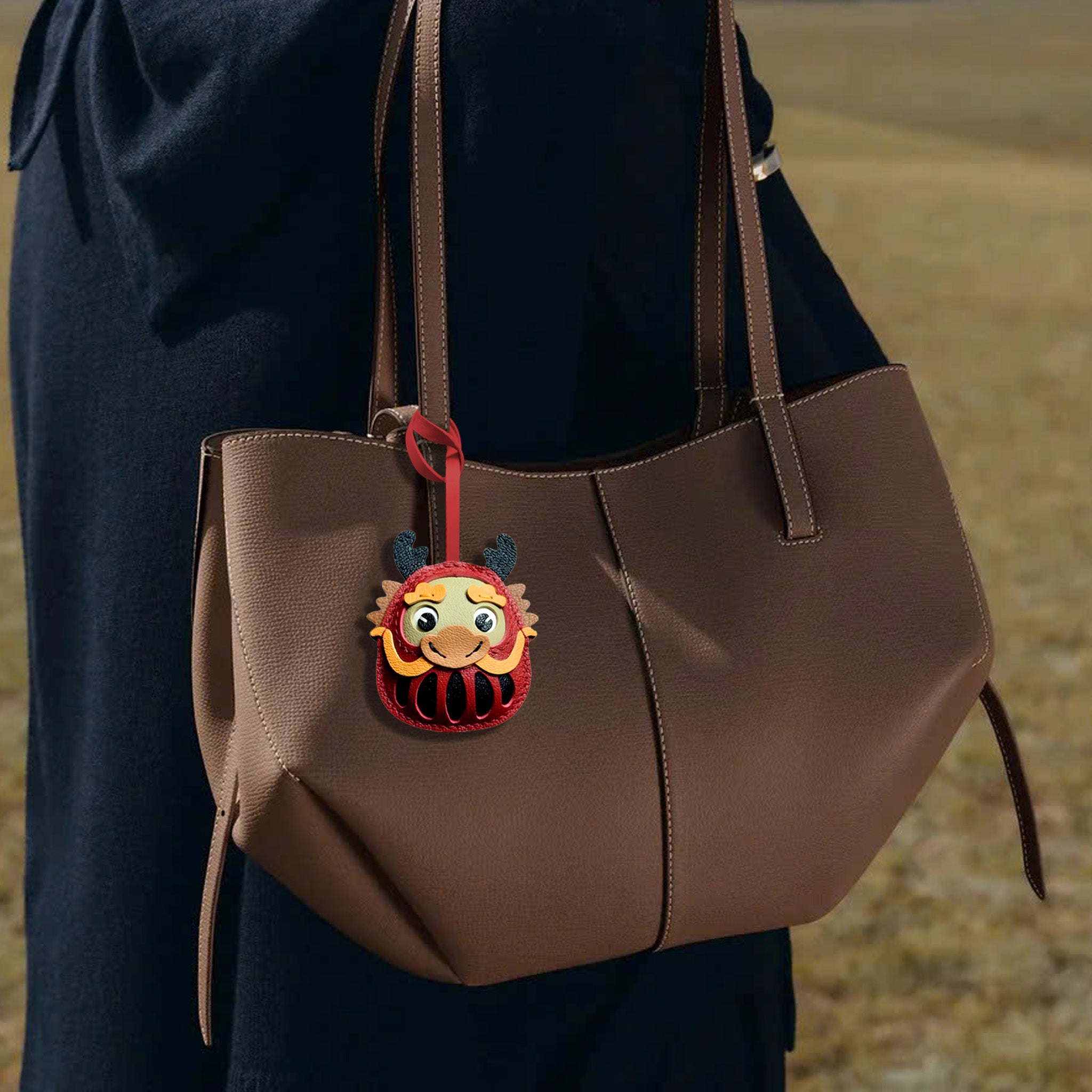 RED DRAGON BAG CHARM