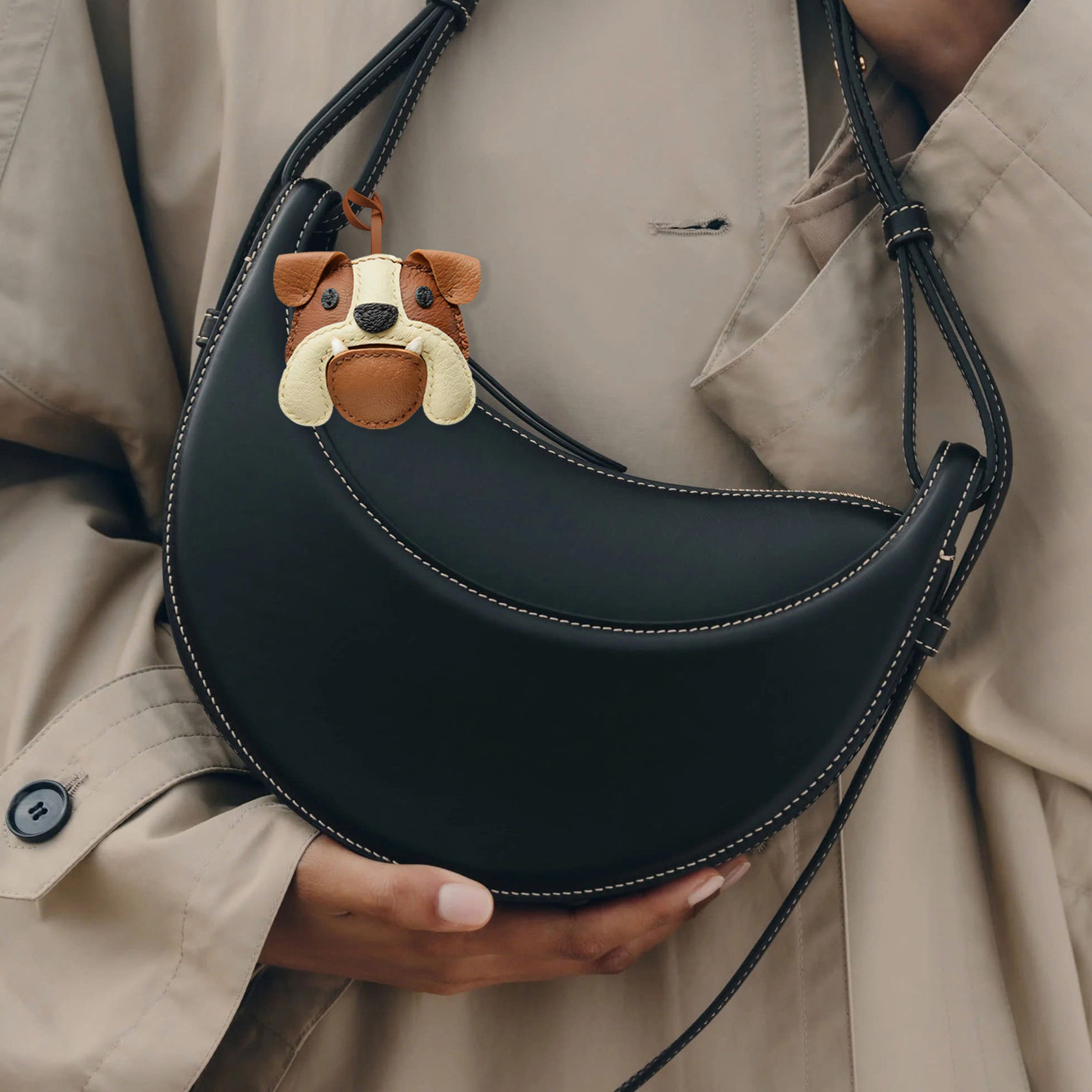 BULLDOG BAG CHARM