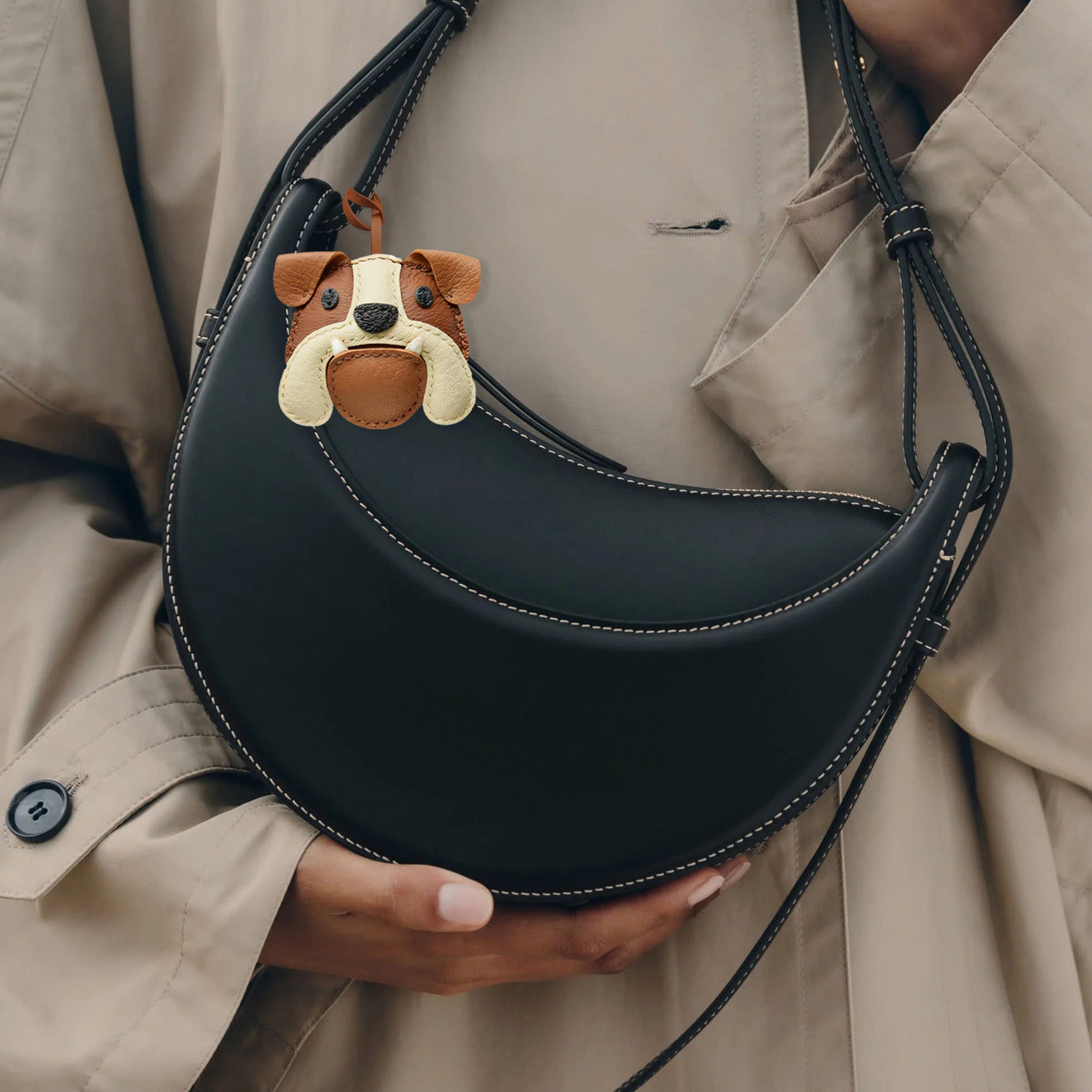 BULLDOG BAG CHARM