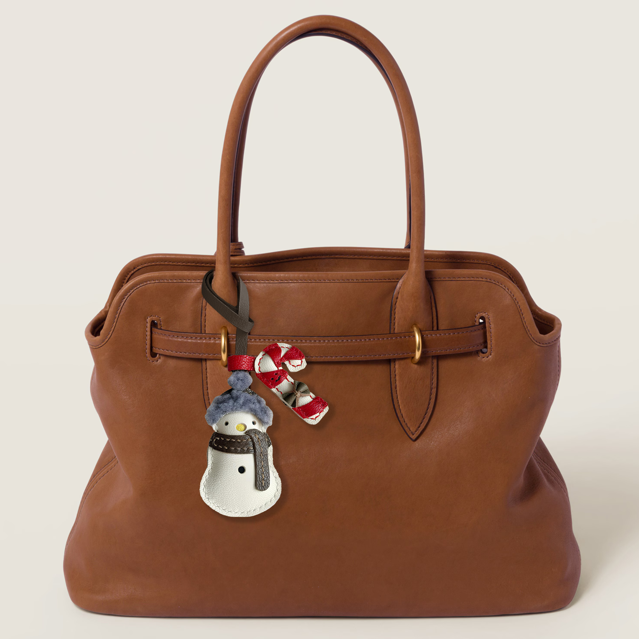 SNOWMAN BAG CHARM