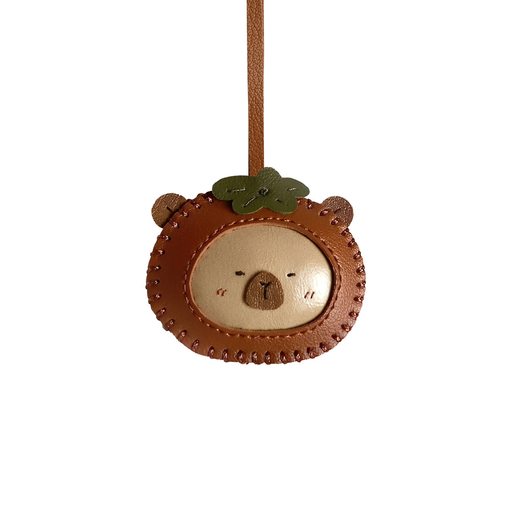 ORANGE CAPYBARA BAG CHARM