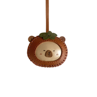 ORANGE CAPYBARA BAG CHARM