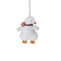 WHITE DUCK BAG CHARM