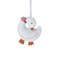 WHITE DUCK BAG CHARM