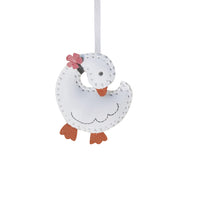 WHITE DUCK BAG CHARM