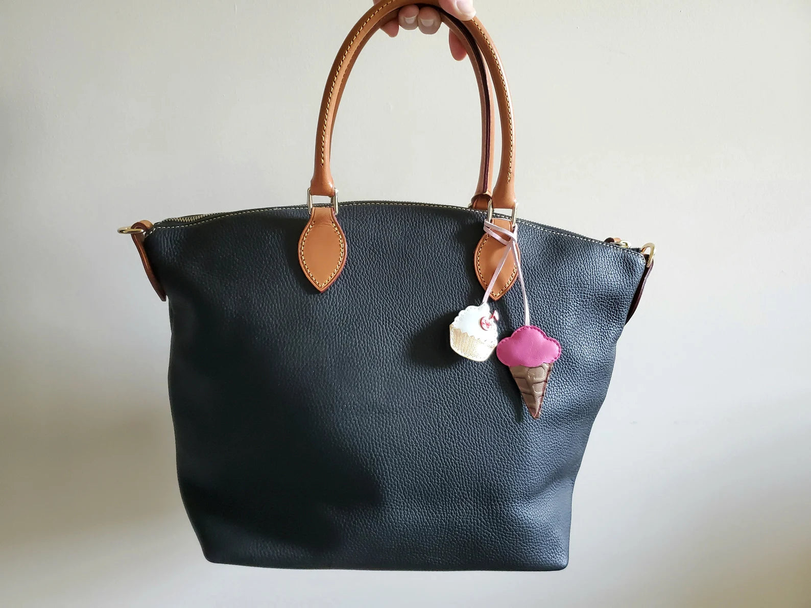 ICE CREAM CUPCAKE BAG CHARM