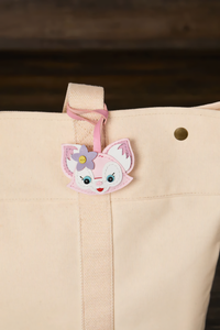 PINK FOX BAG CHARM