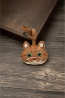 BROWN CAT BAG CHARM