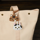 TABBY CAT BAG CHARM