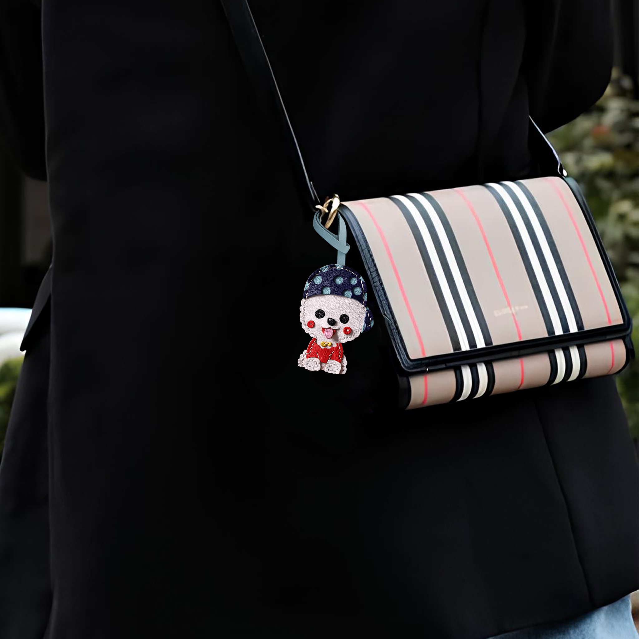 BICHON BAG CHARM