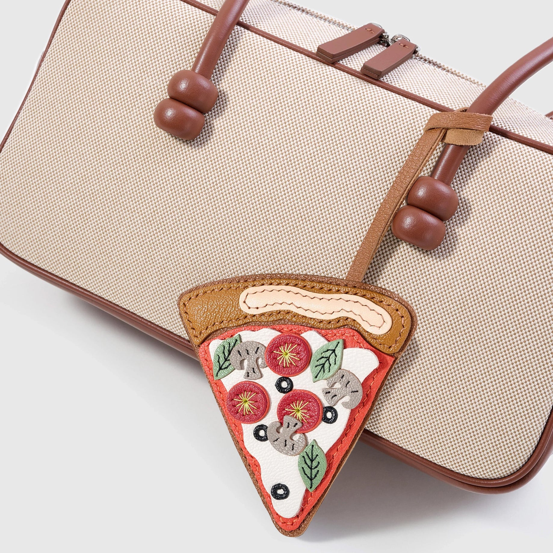 PIZZA SLICE BAG CHARM
