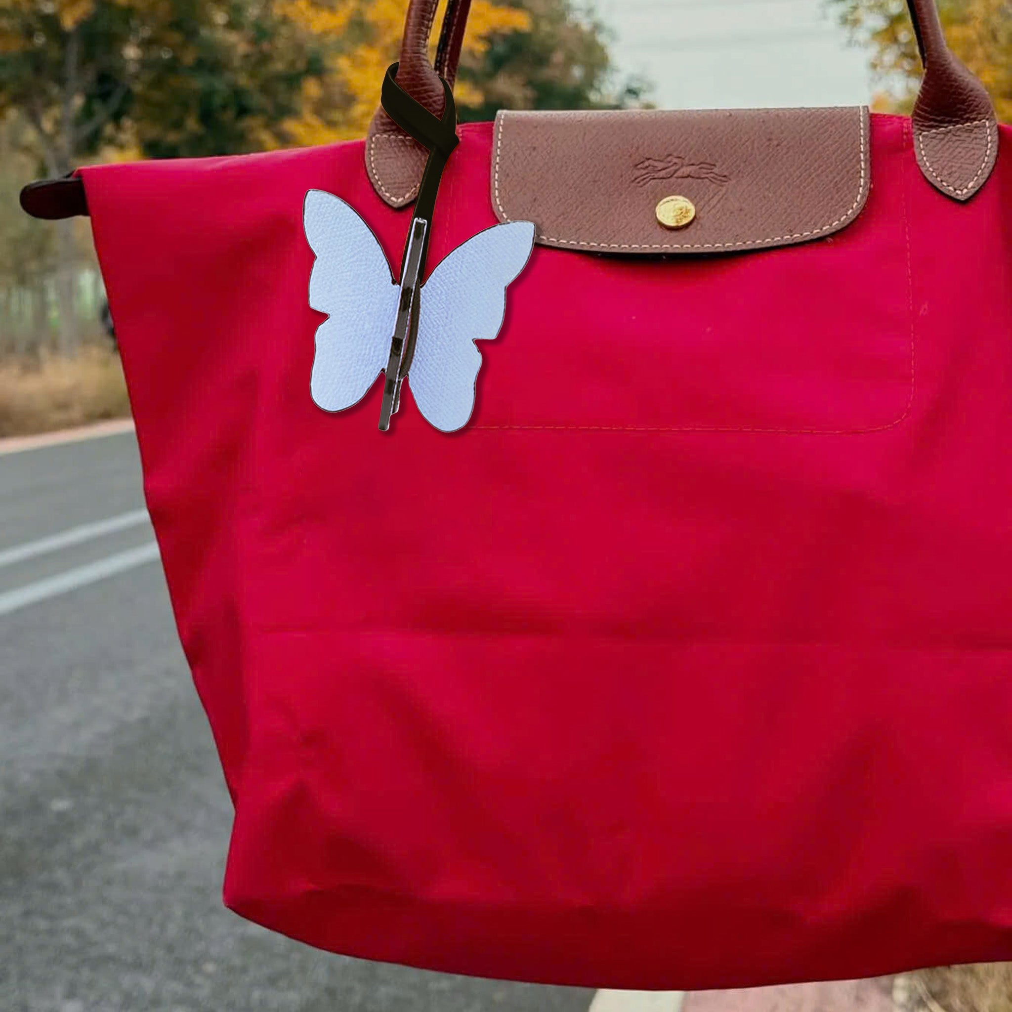 3D BUTTERFLY BAG CHARM