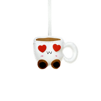 CUPPY THE COFFEE HEART BAG CHARM