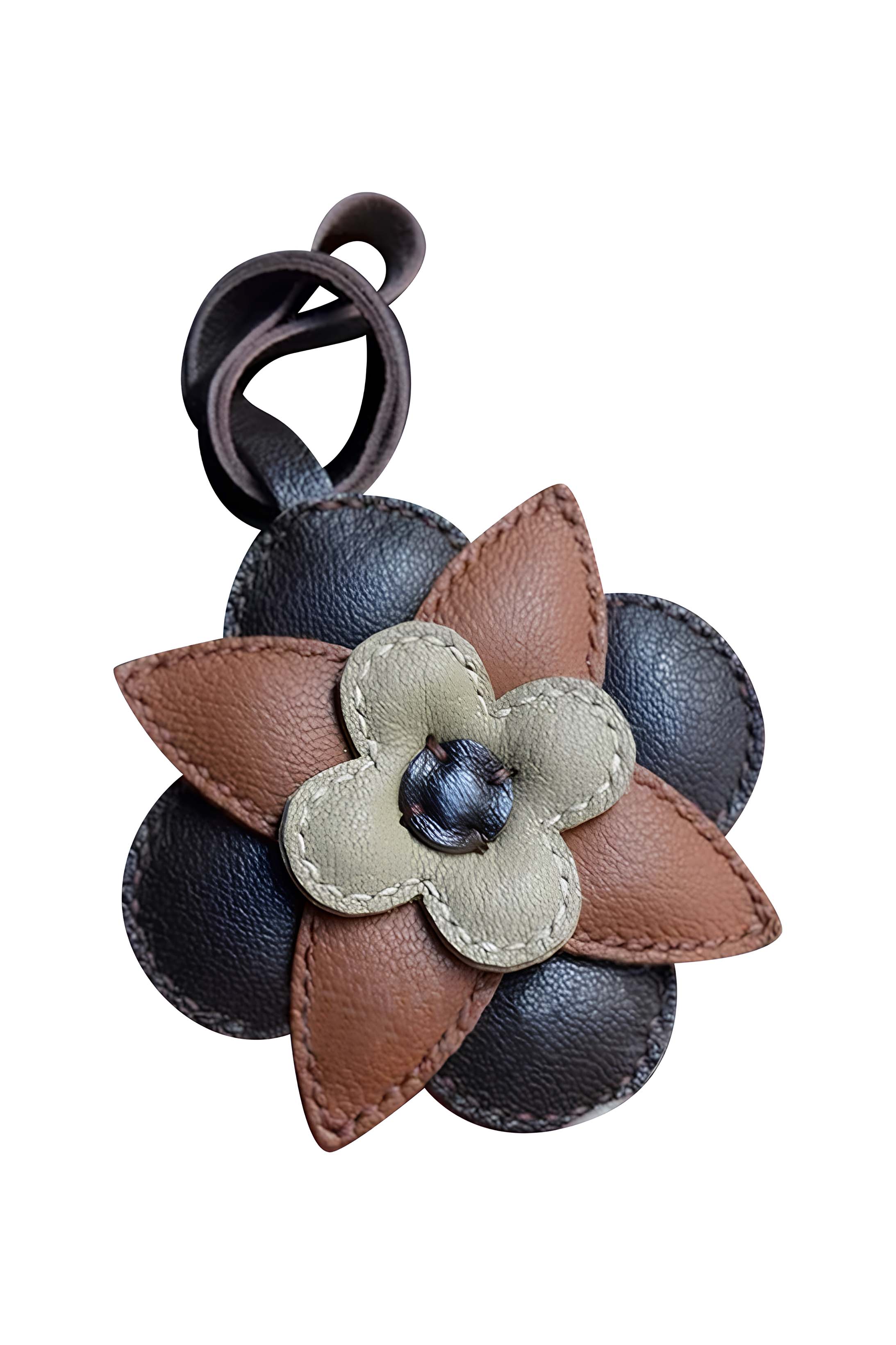 NEUTRAL BLOOM BAG CHARM