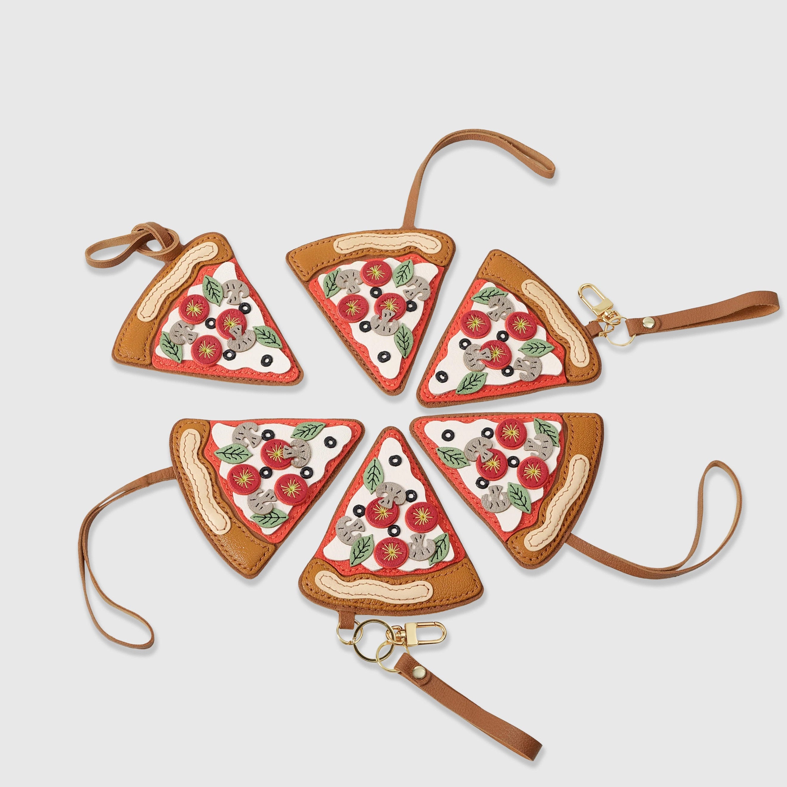 PIZZA SLICE BAG CHARM