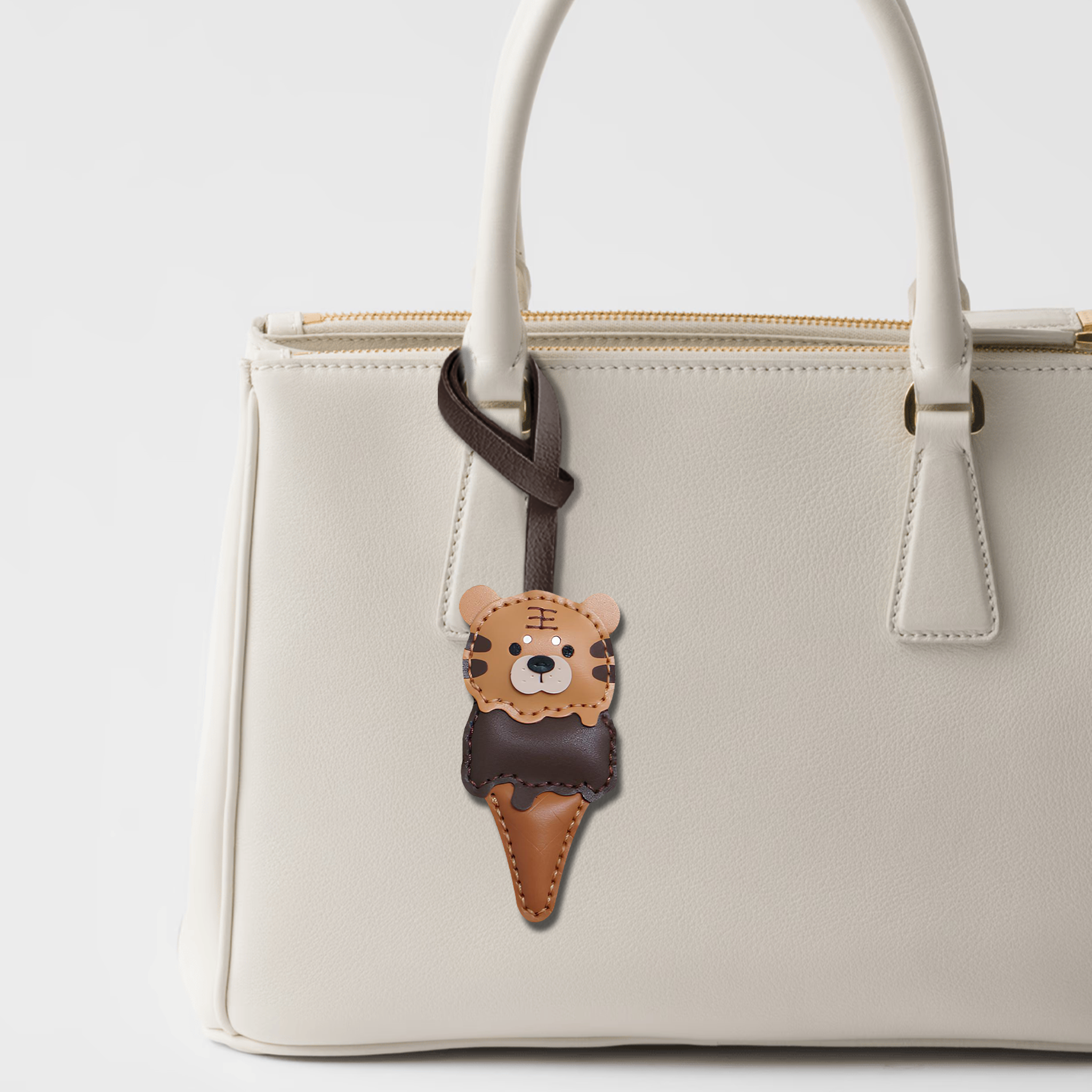 TIGER ICE CREAM BAG CHARM