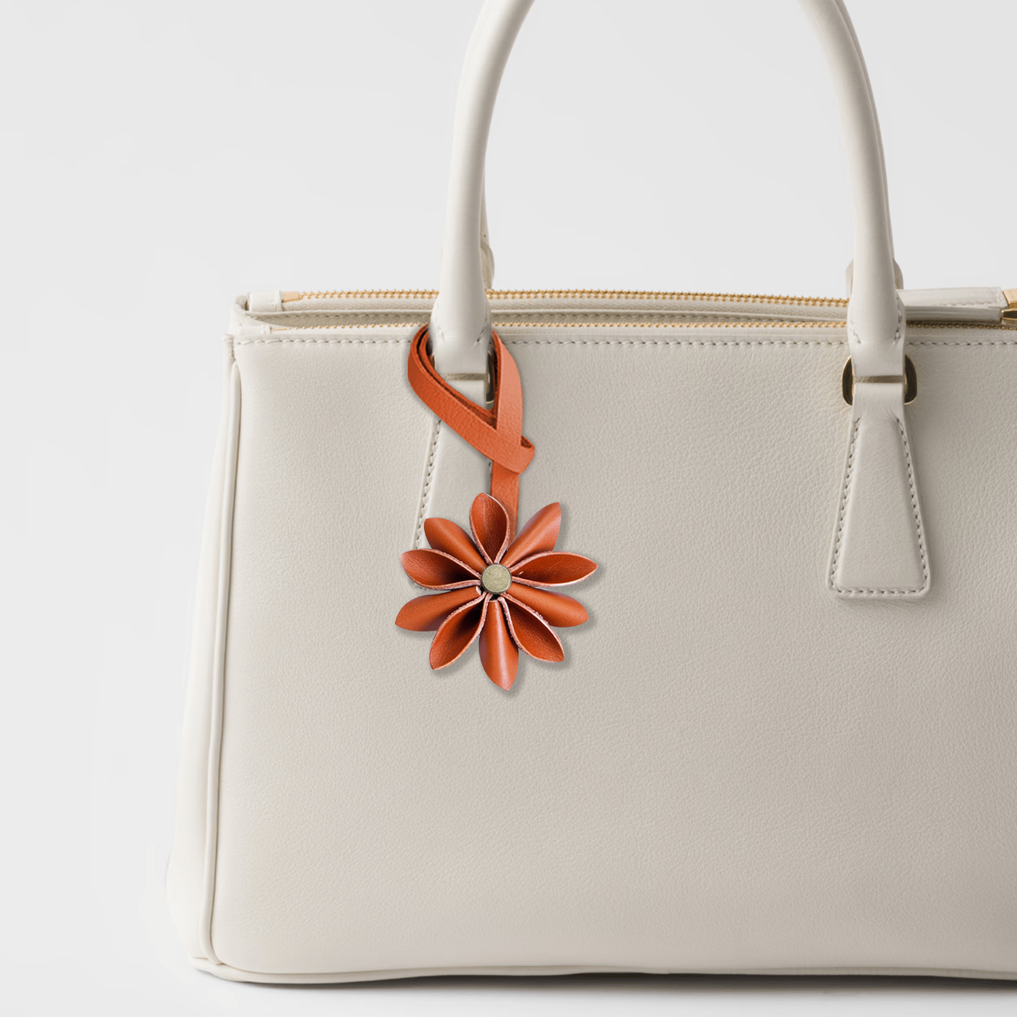 DAHLIA FLOWER BAG CHARM