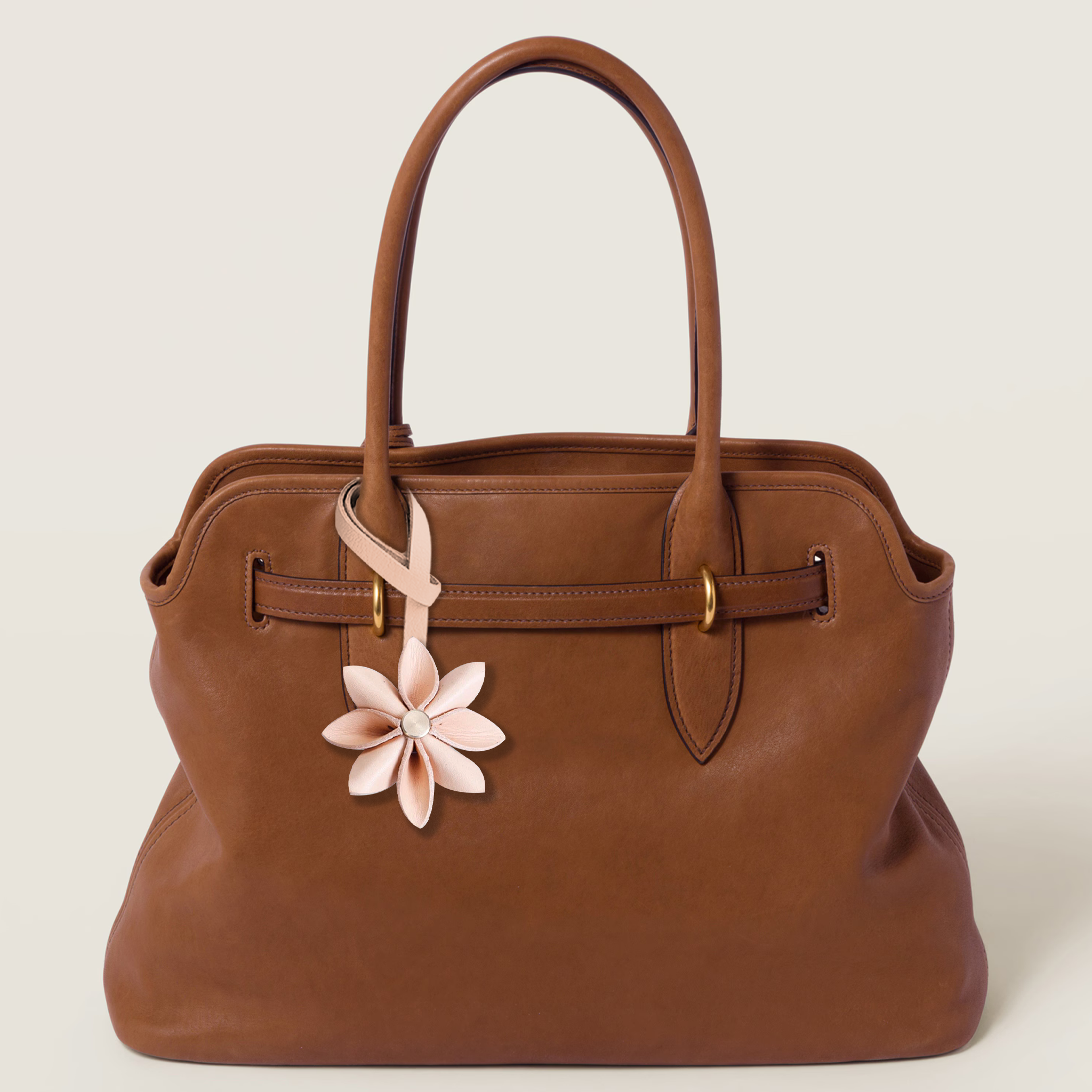 DAHLIA FLOWER BAG CHARM