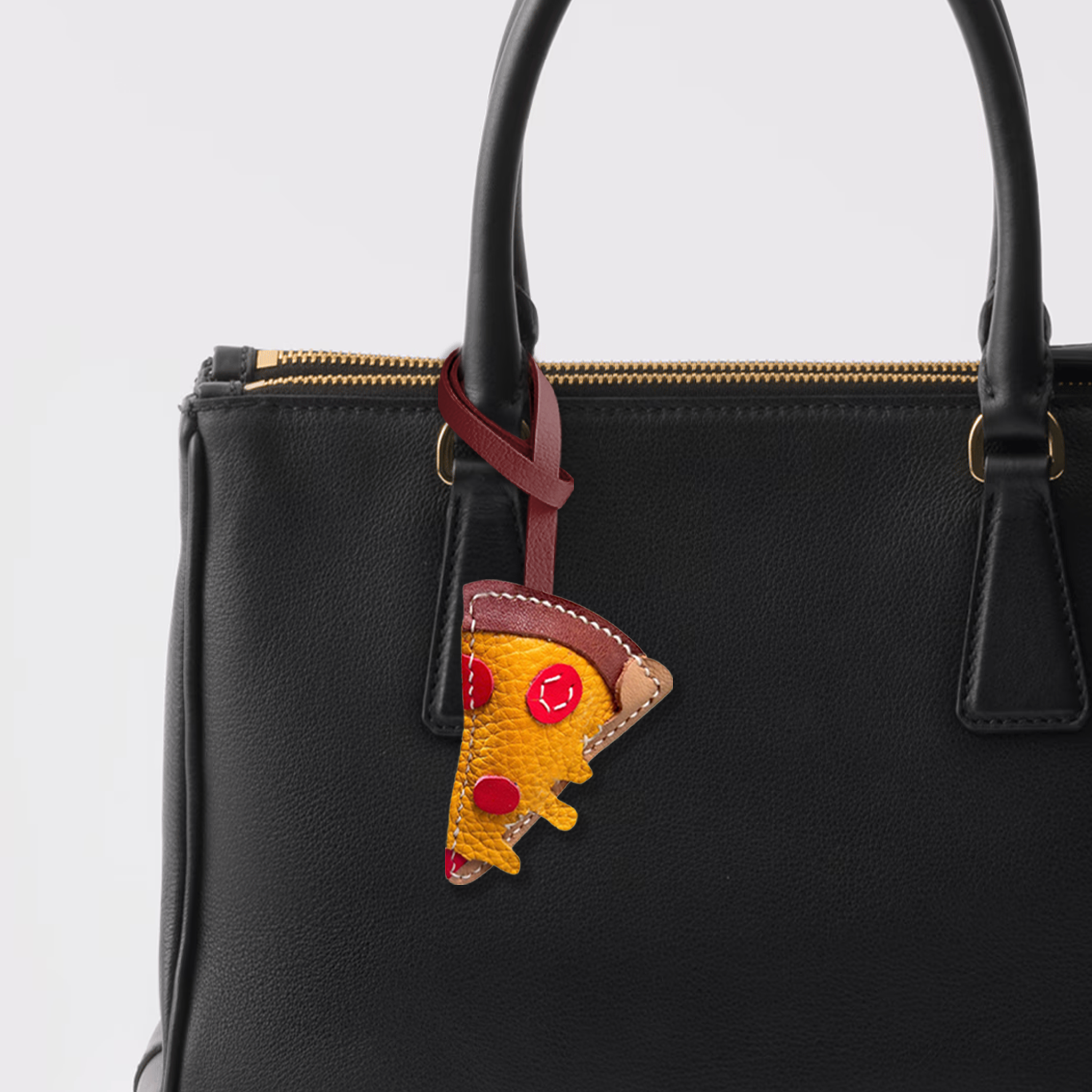 CHEESY PIZZA BAG CHARM