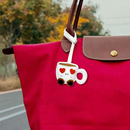 CUPPY THE COFFEE HEART BAG CHARM