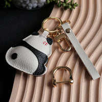 POPSEWING® Sheep Leather Cute Angry Panda Charm DIY Kit