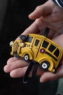 SCHOOL BUS BAG CHARM
