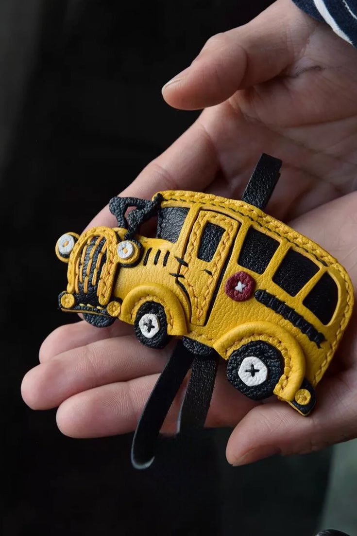SCHOOL BUS BAG CHARM