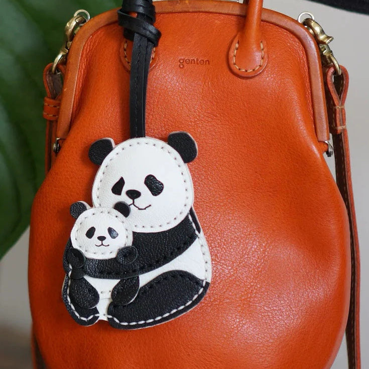 PANDA FAMILY BAG CHARM