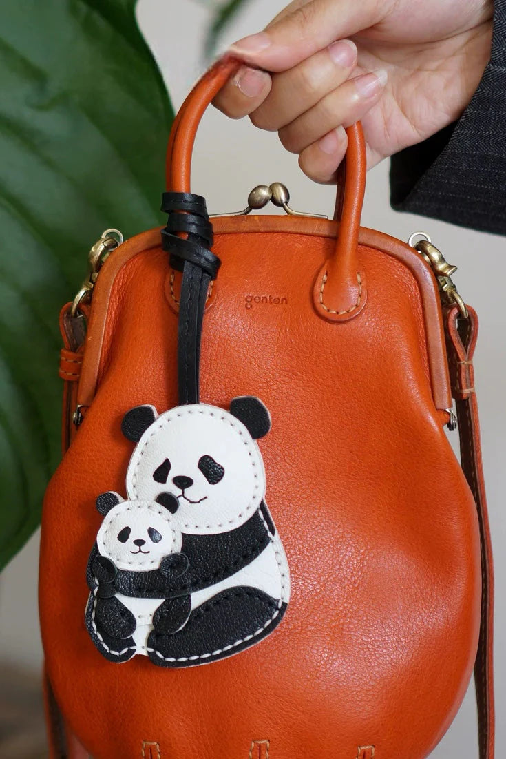 PANDA FAMILY BAG CHARM