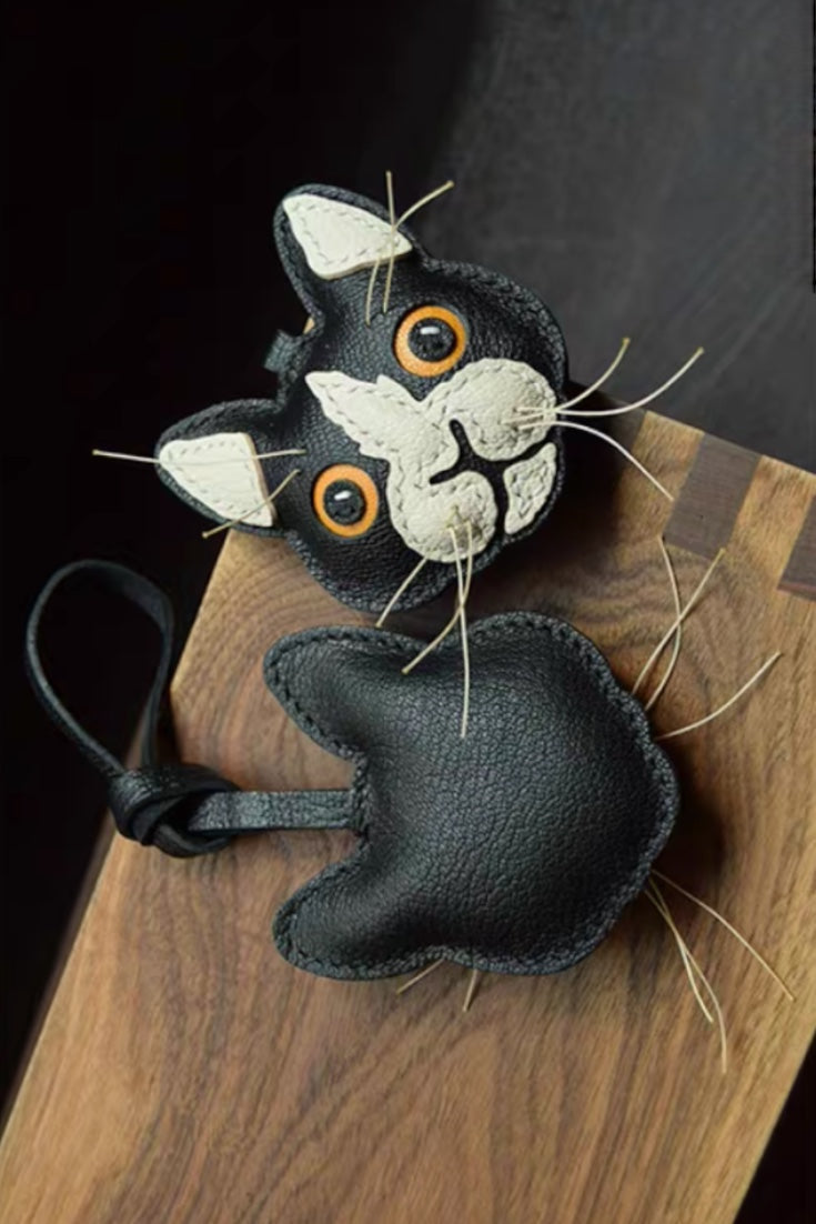 BLACK CAT BAG CHARM
