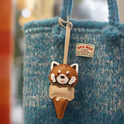 RACCOON ICE CREAM BAG CHARM