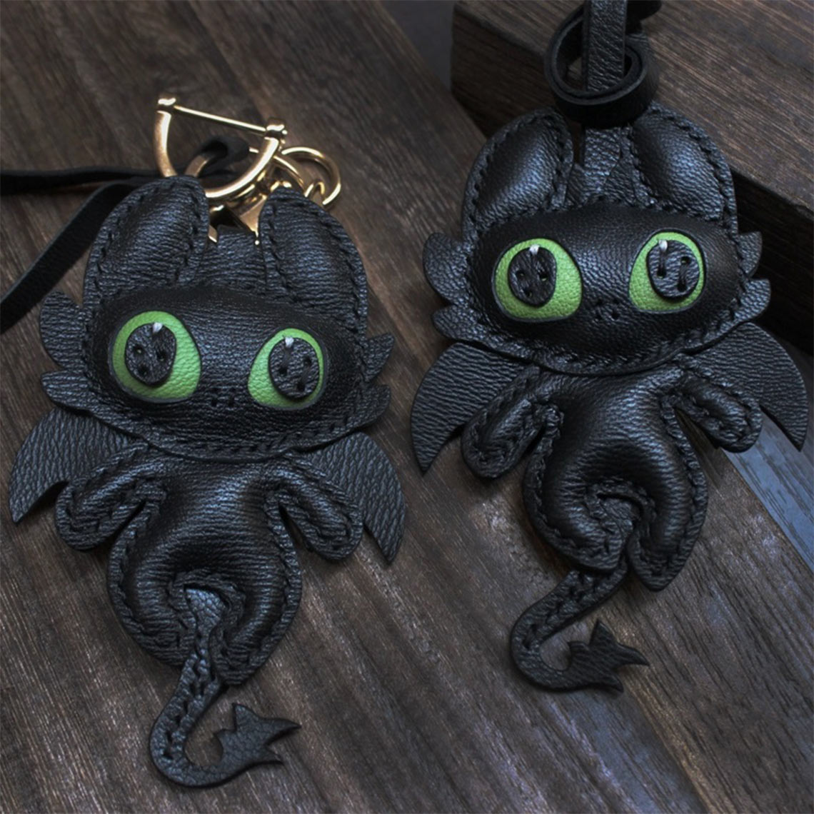 TOOTHLESS DRAGON BAG CHARM
