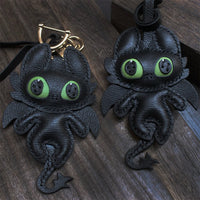 POPSEWING® Sheep Leather Toothless Dragon Keychain DIY Kits