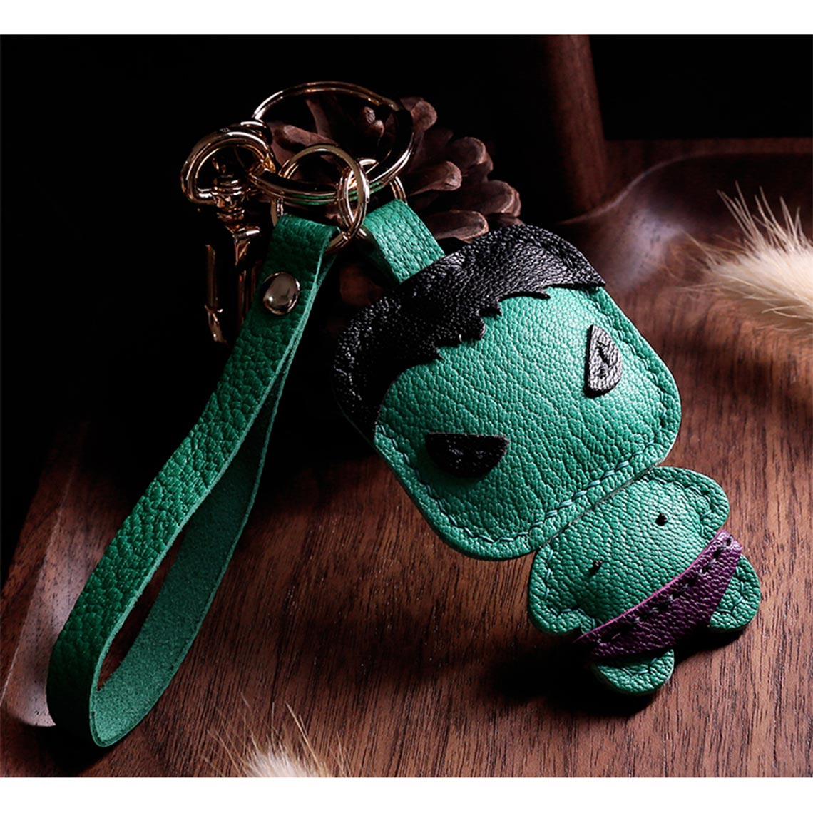 POPSEWING® Leather The Hulk Keychain DIY Kit