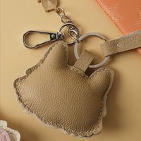 POPSEWING® Sheep Leather Little Cat Keychain DIY Kit