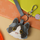 POPSEWING® Sheep Leather Little Cat Keychain DIY Kit