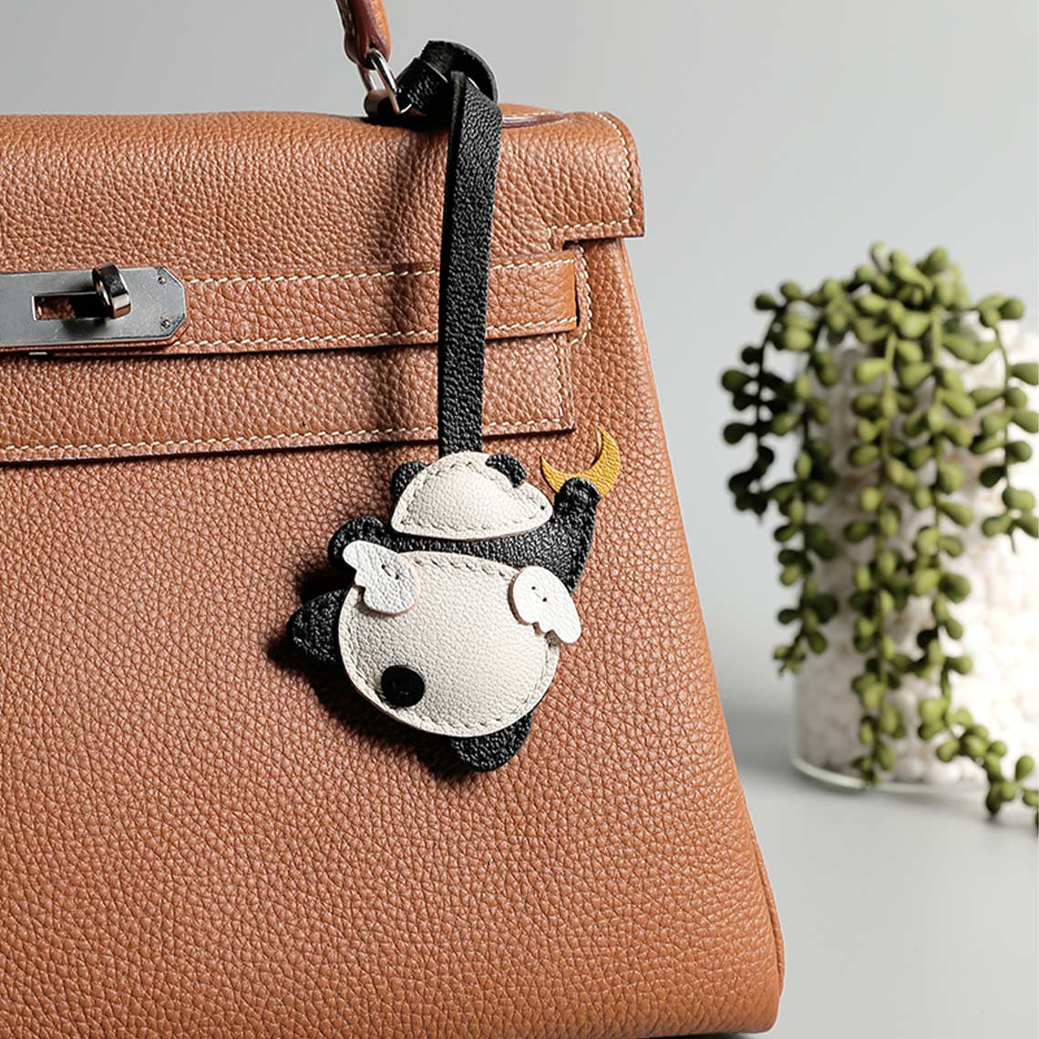 ANGEL PANDA BAG CHARM
