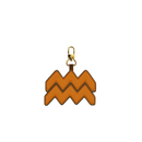 ZODIAC HOROSCOPE LEATHER CHARM