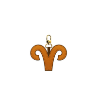 ZODIAC HOROSCOPE LEATHER CHARM