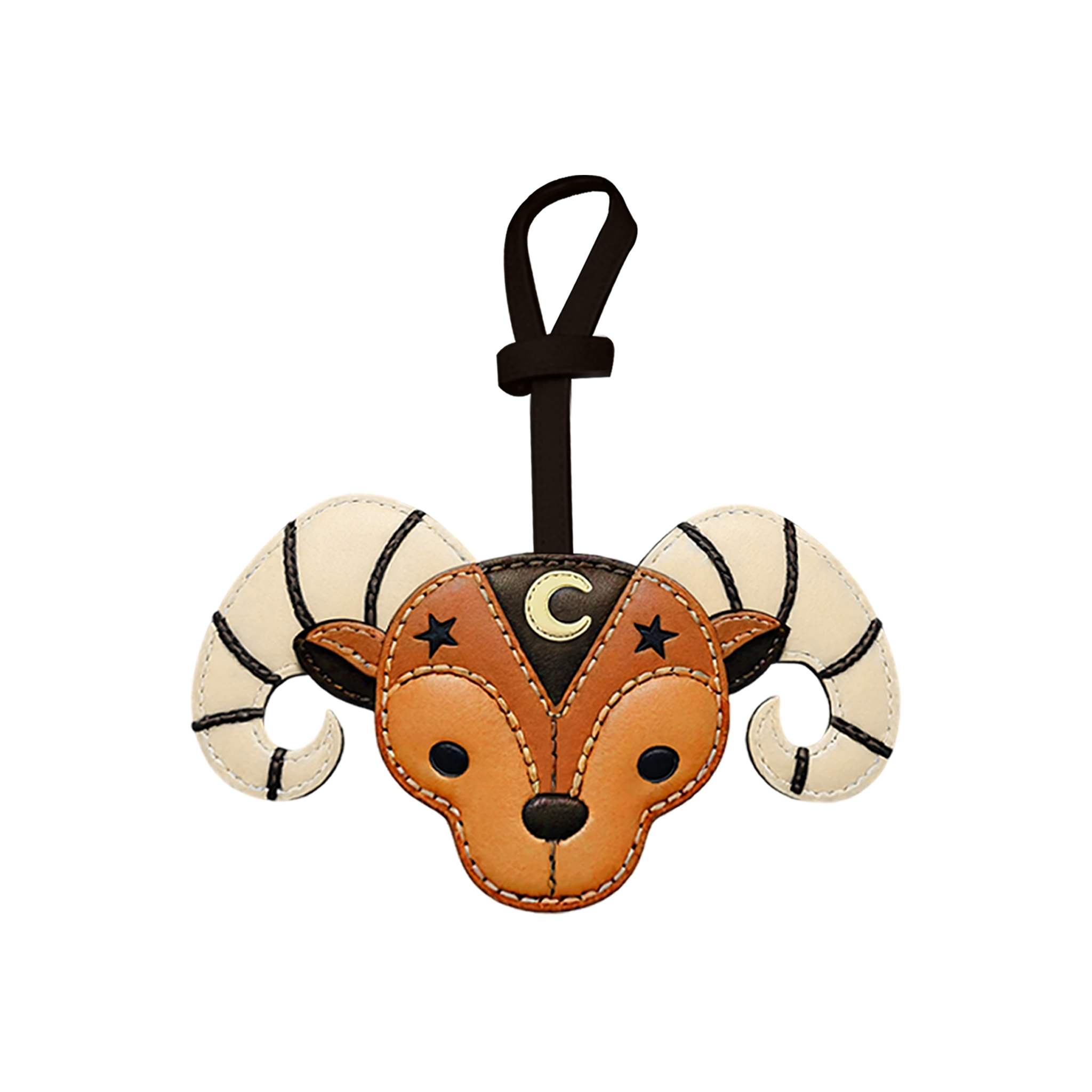 Aries - Zodiac Horoscope Leather Charm
